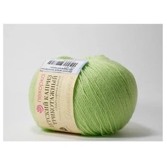 Пряжа Пехорка Детский каприз трикотажный, 50 % мериносовая шерсть, 50 г, 400 м, 1 шт., 483 незрелый лимон