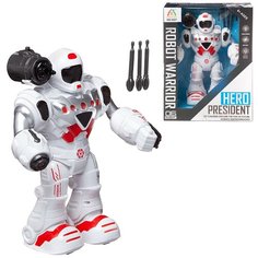 Робот Junfa Герой, электромеханический свет, звук, бело-красный Китай