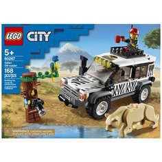 Конструктор LEGO City 60267 Внедорожник для сафари, 168 дет.
