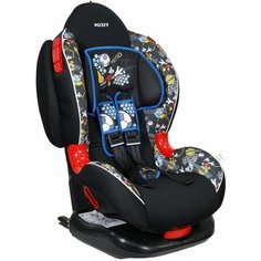 Автокресло группа 1/2 (9-25 кг) Siger Disney Кокон isofix, Микки Маус футбол