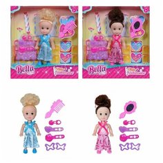Игровой набор "Модница", в компл, кукла 8см, предм. 6шт. Shantoy Gepay H140 Наша Игрушка