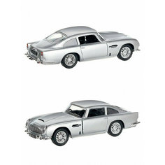 Металлическая машинка Kinsmart 1:38 «Aston Martin DB5» инерционная, серебристая KT5406D-3
