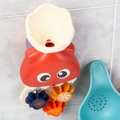 Игровой набор для ванны, Осьминог с лейкой в коробке, водяная мельница Нет бренда
