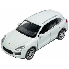 Машинка металлическая Uni-Fortune RMZ City серия 1:32 Porsche Cayenne Turbo, цвета белый, двери открываются Китай