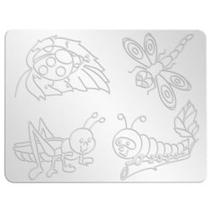 Доска для лепки 1, А5, с рельефным трафаретом Луч