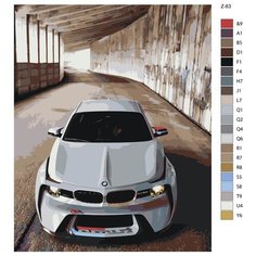 Картина по номерам Z63 "BMW 2002", 70x90 см Brushes Paints