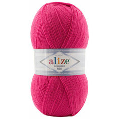 Пряжа Alize Lanagold 800 цикламен (798), 51%акрил/49%шерсть, 800м, 100г, 1шт