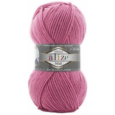 Пряжа Alize Superlana Midi темно-розовый (178), 25%шерсть/75%акрил, 170м, 100г, 1шт