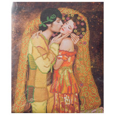 Набор для вышивания бисером искусница Поцелуй по мотивам картины Густава Климта, 20*30см