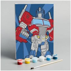 Картина по номерам "Оптимус", Transformers, 21х15 см Hasbro