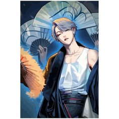 Картина по номерам на холсте kpop bts Jimin Пак Чимин - 2330 40X60