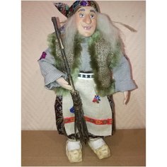 Кукла сувенирная "Баба Яга" (без вороны). Ручная работа. Русские куклы
