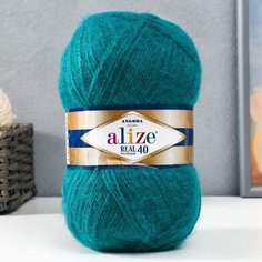 Пряжа "Angora real 40" 60% акрил, 40% шерсть 480м/100гр (507) Magic
