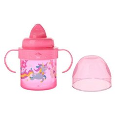 Поильник c твердым носиком Mum&Baby Волшебная пони, 150 мл розовый