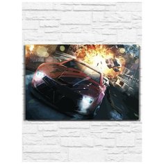 Картина по номерам на холсте игра Split Second Velocity (PS, Xbox, PC, Switch) - 11022 Г 60x40