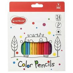 Цветные карандаши для рисования ACMELIAE Color Pencils, 24 цвета
