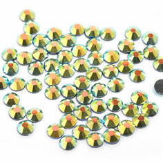 Стразы IDEAL клеевые арт. SS-12 (3,0-3,2 мм) цв. AB JET уп.1440 шт.