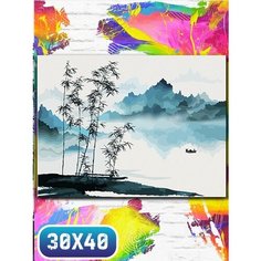 Картина по номерам на холсте азия эстетика - 12125 30х40