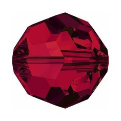 Бусины стеклянные Swarovski цветные, 4 мм, 12 шт, в пакете, кристалл, багряныйудалить ПО задаче