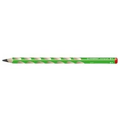 Stabilo Чернографитовый карандаш "EasyGraph" с насечками для правшей, корпус зеленый, твёрдость HB