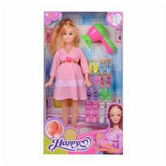 Наборы из 2-х и более кукол Наша Игрушка Игр. наб. Маленькая мама, в компл. кукла 28см , пупс, предм. 17шт, кор