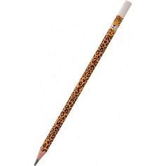 Карандаш чернографитный 3 мм ArtGraphix. Fun «Леопард», НВ, трёхгранный, пластиковый корпус Bruno Visconti