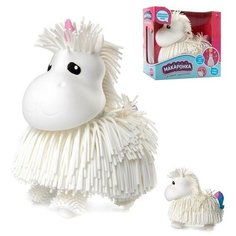 Интерактивная игрушка ABtoys Макаронка Единорожка белая, музыкальная, ходит