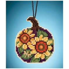 Набор для вышивания "Sunflower Pumpkin" (6,3 х 7 cm / Mill Hill, артикул MH162022