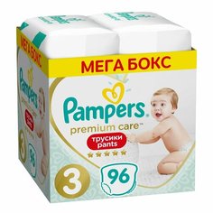 Pampers Подгузники-трусики Prem Care 3 6-11кг 96шт