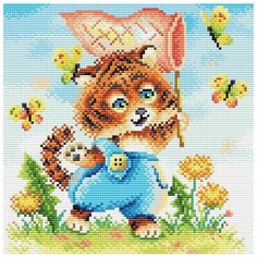 Алмазная мозаика "Летняя прогулка", 27x27 см Brilliart