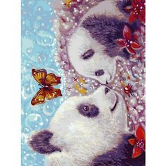 Картина по номерам Панда с детенышем 40х50 см Hobby Home