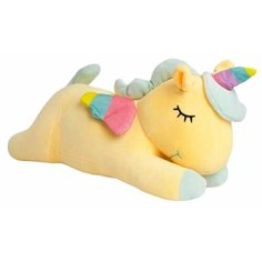 Мягкая Игрушка Единорог Спящий 30 см, Жёлтый Kids World