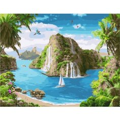 Картина по номерам Райский уголок Остров 40х50 см Hobby Home