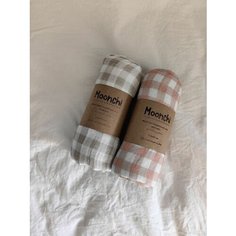 Пеленки Moonchi из муслина, набор 2 шт, размер 120х95 см, хлопок 100%