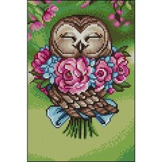 Алмазная мозаика Алмазное хобби Цветочные объятия, 20х30 см (Ah5550)