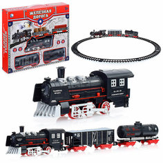 Железная дорога 7299-78 свет/звук, в коробке Tong DE