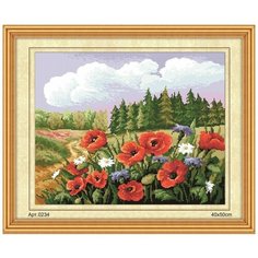 Набор для вышивания "Цветы вдоль дороги" ВанГогВоМне, 38x48 см