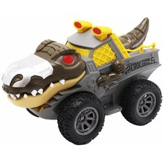 Машинка инерционная Funky toys «Крокодил» с подвижными элементами (коричневая)