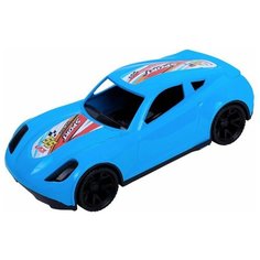 Машинка Turbo V, голубая, 1 шт. Рыжий кот