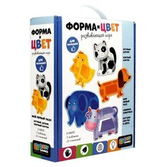 Развивающий набор Пазл 20 элемент «Форма и цвет. Слон и друзья», Baby Games Origami