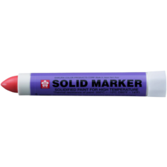 Солид маркер/ мастика для неровных и шершавых поверхностей Sakura Solid, красный