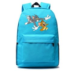 Рюкзак Том и Джерри (Tom and Jerry) голубой №4 Noname