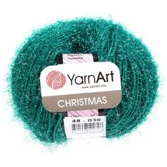 Пряжа YarnArt Christmas (ЯрнАрт Крисмас) 1 моток цвет 48, Изумрудный, 100% полиамид, 50 г 142 м