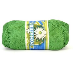 Пряжа Ромашка (100%хлопок) 75 г, 320 м, ПНК им. Кирова, цв. 3906, 1 шт.