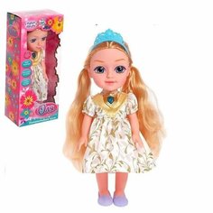 Кукла интерактивная "Подружка Оля" с диктофоном, поёт, понимает фразы, рассказывает сказки и стихи, высота 33см Happy Valley