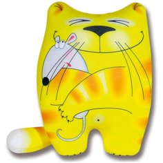 Мягкая игрушка антистресс Штучки, к которым тянутся ручки Кошки Мышки, желтый