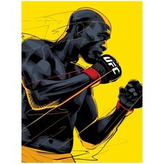 Картина по номерам на холсте спорт ufc - 466 30X40