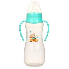 Mum&Baby Бутылочка для кормления Мишутка 2969837 250 мл, с рождения, бирюзовый