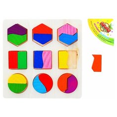 Головоломка «Собери фигуру» Лесная мастерская