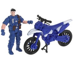Набор солдатиков с мотоциклом Играем вместе Полиция